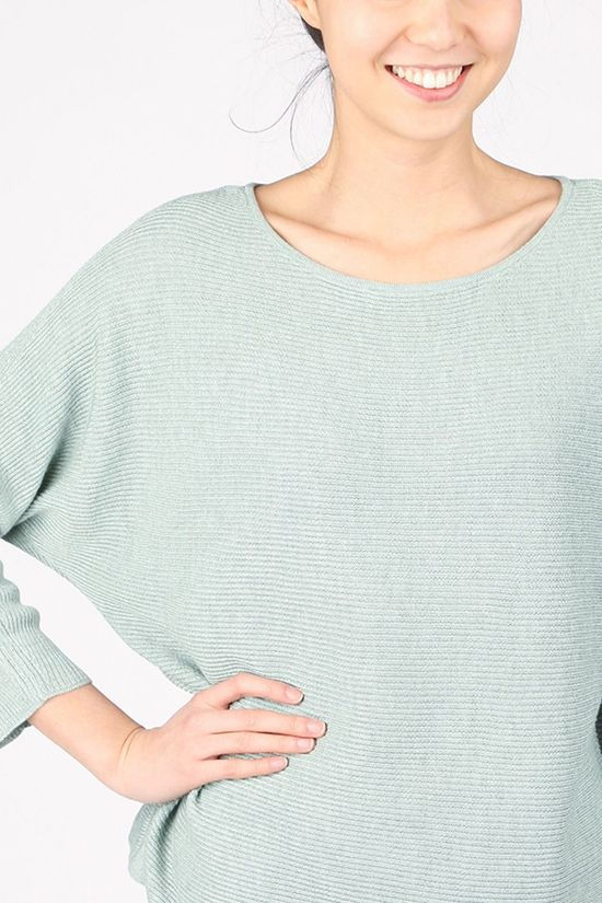 Vero Moda Trui Vmnora 3/4 Boatneck Noos light green