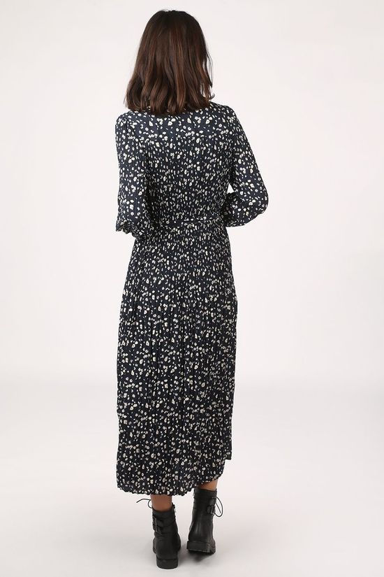 Selected Jurk Slfmetha-Poppy dark blue