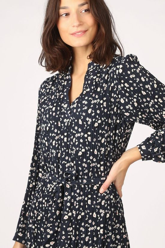 Selected Jurk Slfmetha-Poppy dark blue