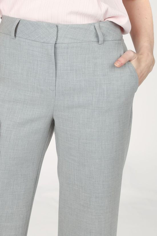 Selected Broek Slfrita Mw Wide Lgm light grey