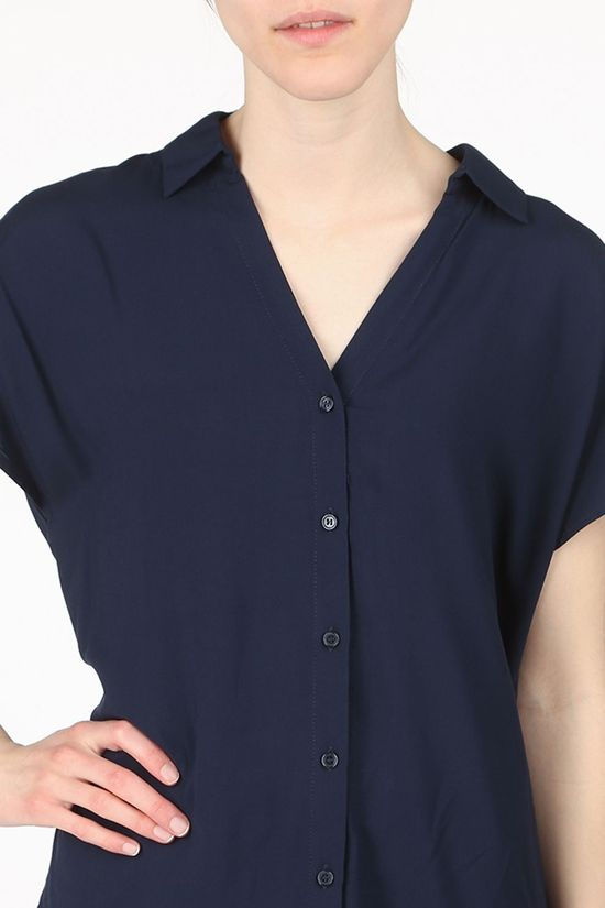 Vero Moda Hemd Vmfelicity S/S Wvn Ga Navy Blue