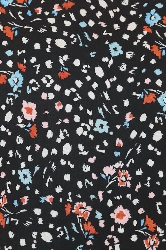 Vero Moda Blouse Vmmille V-Neck Black/Ass. Flower