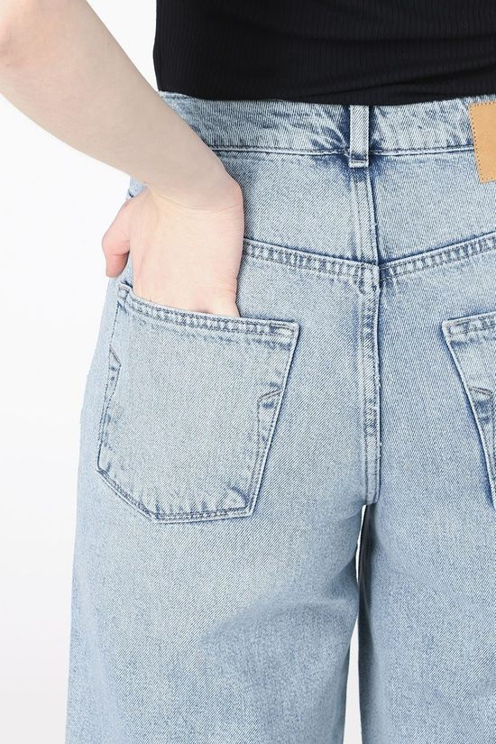 Selected Jeans Slfthea Hw Wide Crop Elli Blue Light Blue/Denim / Jeans