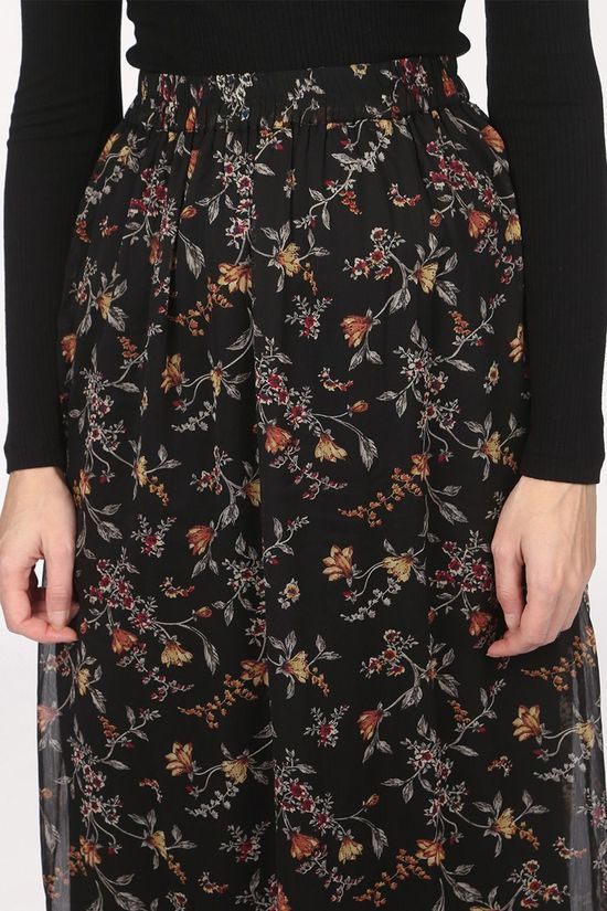 Vero Moda Jupe Vmnikita Maxi Skirt Ass. Flower/Black