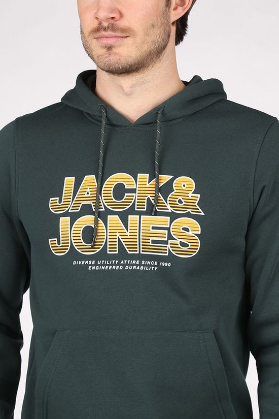 Jack & Jones Trui Jcosense Sweat Hood dark green