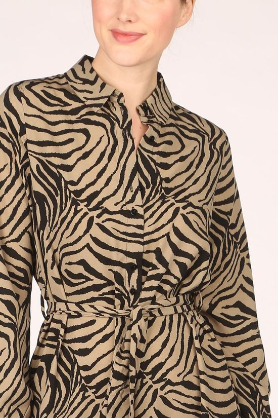 Vero Moda Jurklisa Graphic Dark Khaki/Black
