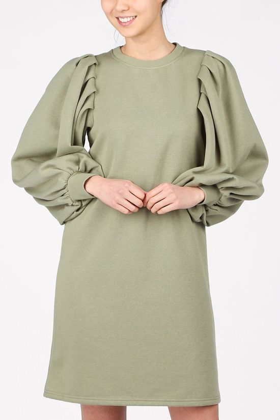 Vero Moda Robe Vmnatalie Pleat light khaki
