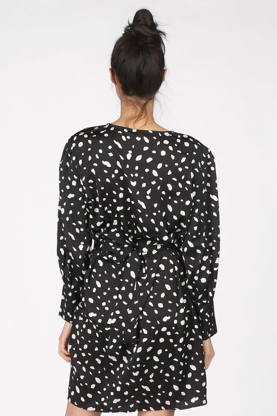 Vero Moda Jurk Vmcalina Black/Off White