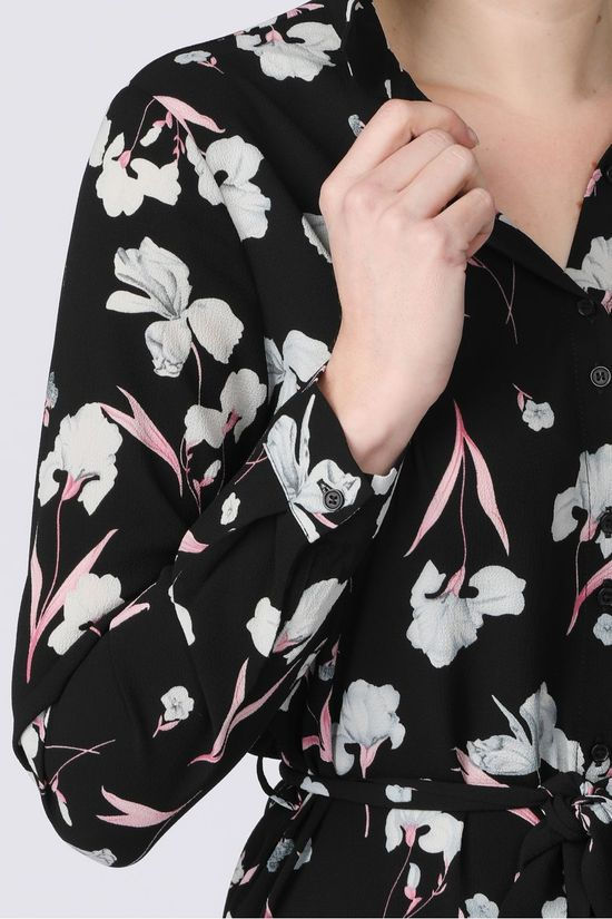Vero Moda Jurk Vmrosalita Ls Black/Light Pink
