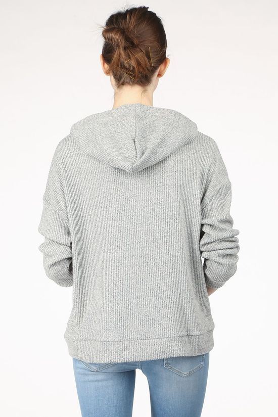 Vero Moda Trui Vmtia Rib L/S Oversized light grey