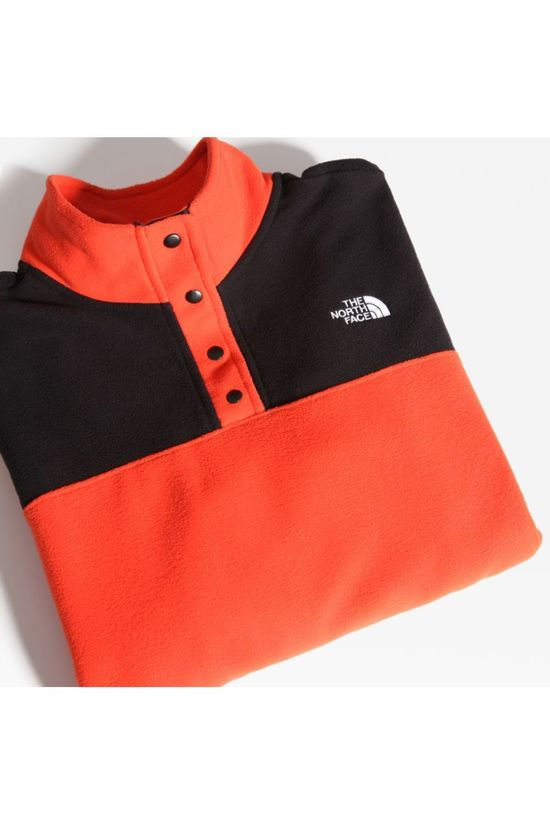 The North Face Polaire Tka Glacier Snap-Neck Orange/Black