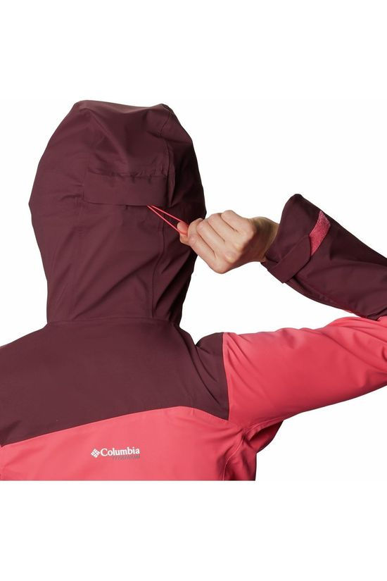 Columbia Jas Peak Pursuit 3L Shell Mid Pink/Bordeaux / Maroon
