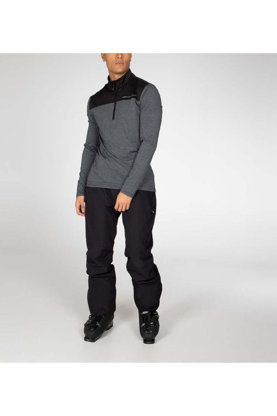 Protest Fleece Blink 1/2 Ziip Black/Mid Grey