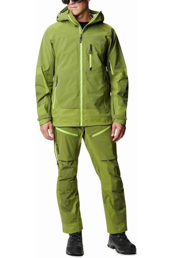 Columbia Skibroek Powder Chute Bib Lime Green