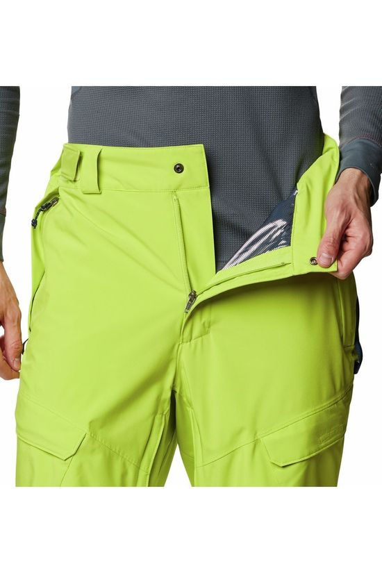 Columbia Skibroek Powder Stash Lime Green