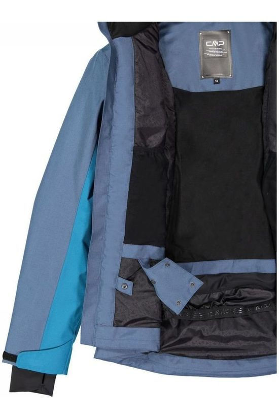 CMP Jas Man Zip Hood Oxford Petrol