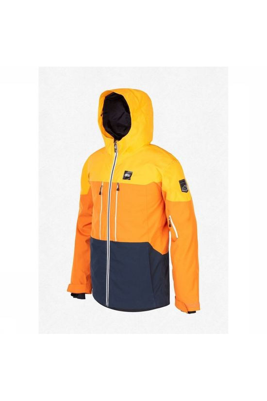 Picture Organic Clothing Jas Object Yellow/Navy Blue