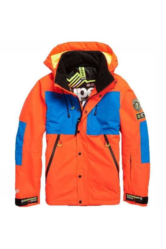 Superdry Manteau Sd Mountain Jacket Orange/Royal Blue