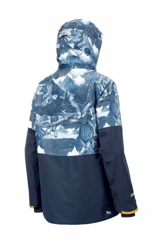 Picture Organic Clothing Jas Anton Jacket dark blue/yellow