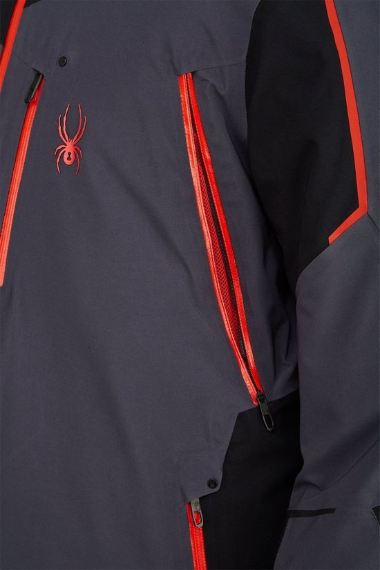 Spyder Jas Leader Gore-Tex dark grey/red