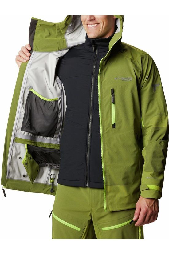 Columbia Jas Powder Chute Shell Lime Green