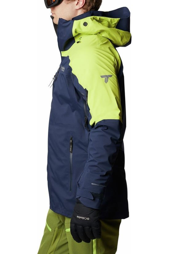 Columbia Jas Peak Pursuit Shell Navy Blue/Lime Green