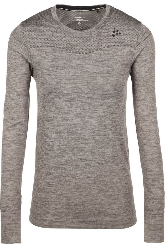 Craft T-Shirt Fuseknit Comfort Ls Ss W Dark Grey Marle
