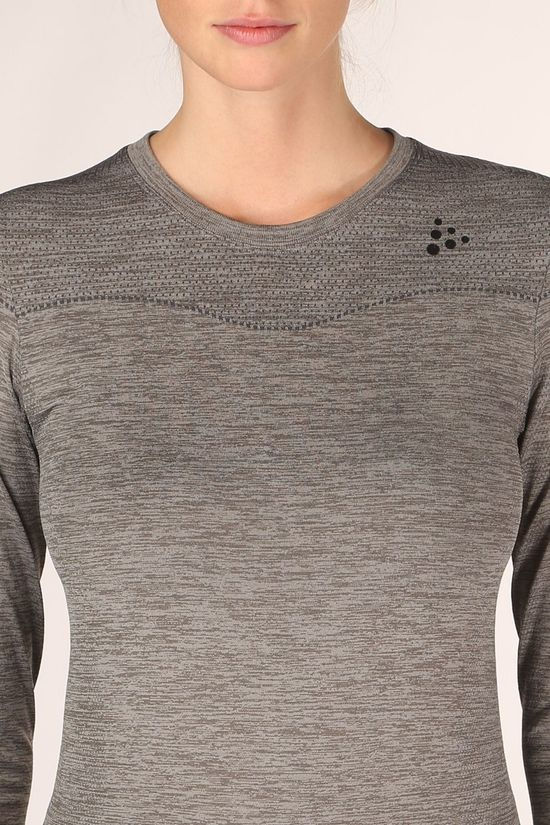 Craft T-Shirt Fuseknit Comfort Ls Ss W Dark Grey Marle