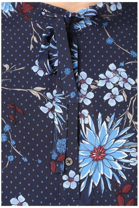 Marc O'Polo Robe 906086521173 Navy Blue/Ass. Flower