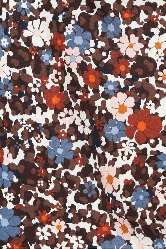 Marc O'Polo T-Shirt 008300952517 Blue (Jeans)/Ass. Flower