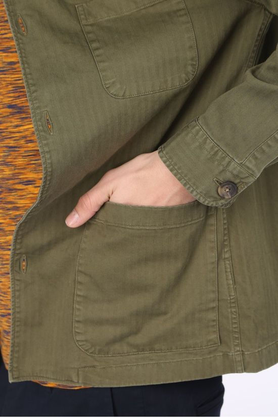 Marc O'Polo Overshirt 122734842108 mid khaki