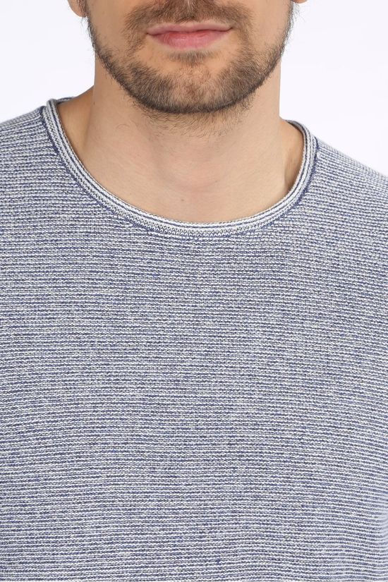 Marc O'Polo Pull M22601360270 white/dark blue