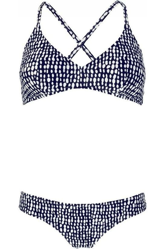 Barts Bikini Laudes Cross Back Navy Blue