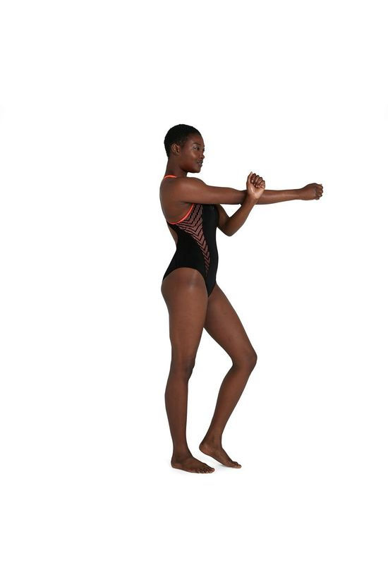 Speedo Badpak E10 Fit Laneback Black/Orange