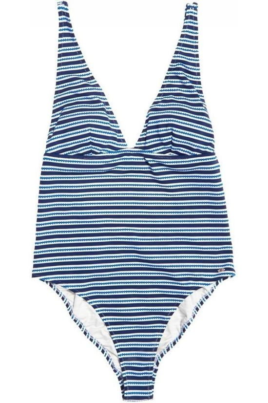 Superdry Badpak Edit Stripe Navy Blue/Off White