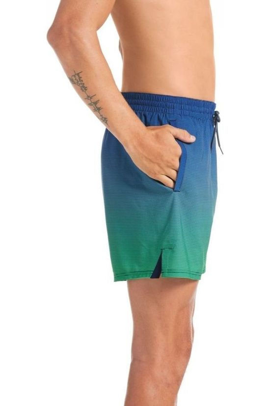Nike Short De Bain 5"Volley Short Navy Blue/Green