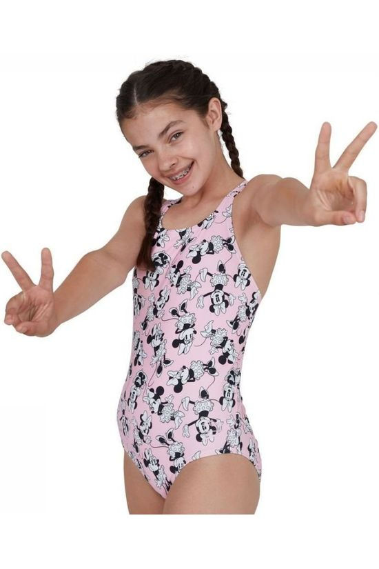 Speedo Badpak D Minnie Mouse Allov Medalist Light Pink/Assorted / Mixed