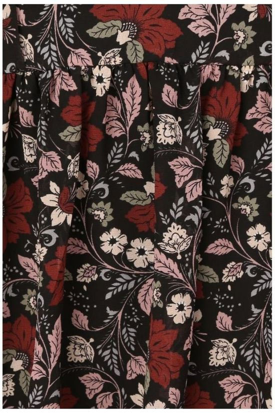 Pepe Jeans Jurk Tari Black/Ass. Flower