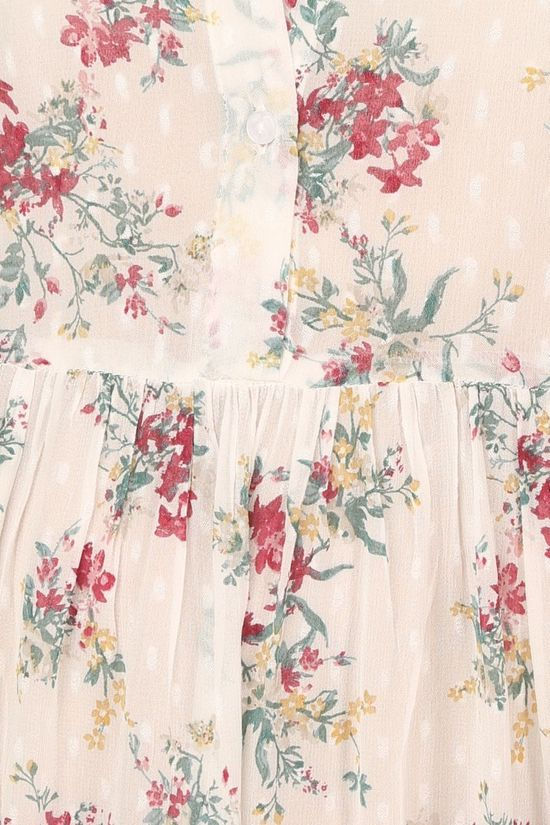 Pepe Jeans Robe Julianne Off White/Ass. Flower