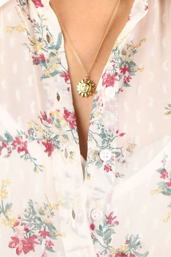 Pepe Jeans Robe Julianne Off White/Ass. Flower
