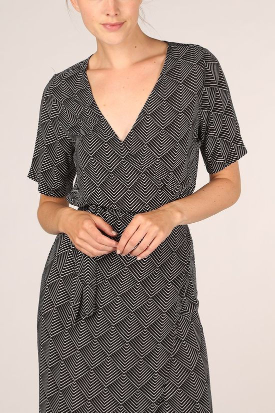 TC WOW Robe Wrap Black/Off White