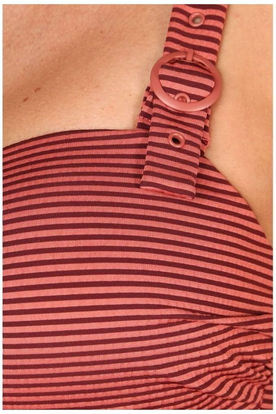 Beachlife Bh 070117 dark pink/white