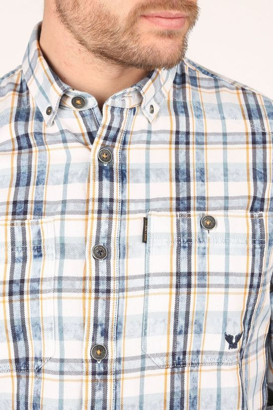 PME Legend Hemd Psi211210 white/dark blue