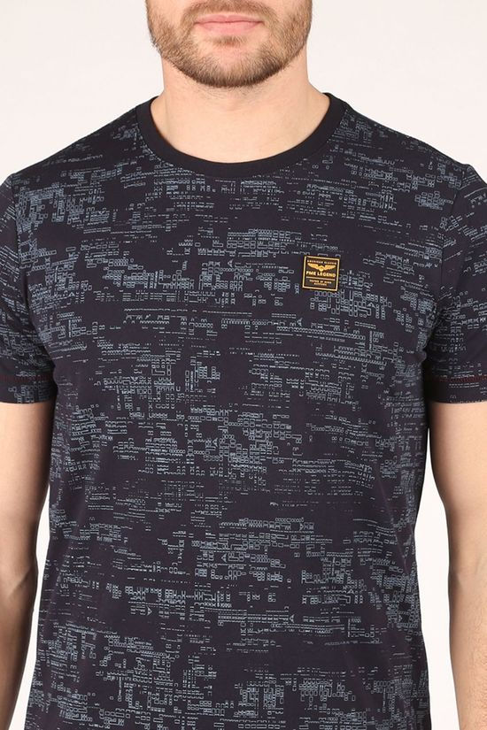 PME Legend T-Shirt Ptss211522 Dark Blue/Ass. Geometric