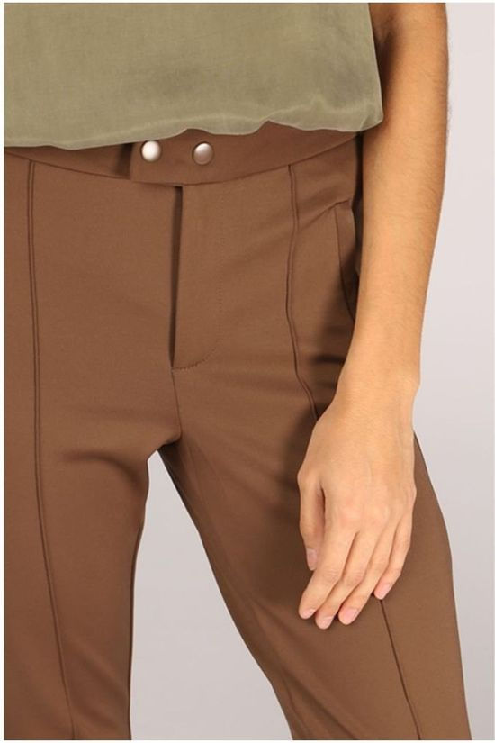Yaya Broek Sporty Tregging dark brown