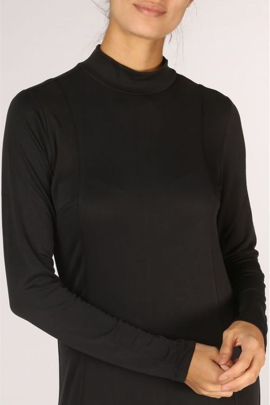 Yaya Robe Jersey Long Black