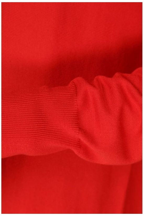 Yaya Trui Mock Neck With Contrast mid red