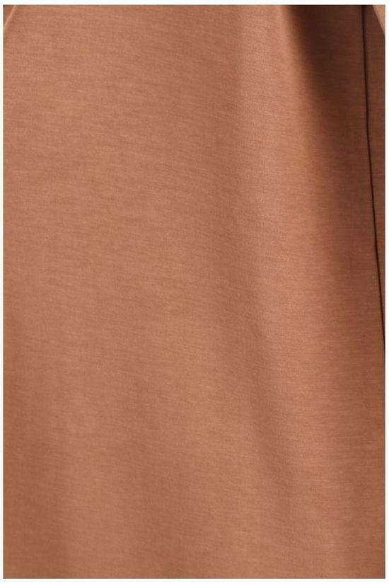 Yaya Cardigan Basic Clean Jersey Camel Brown