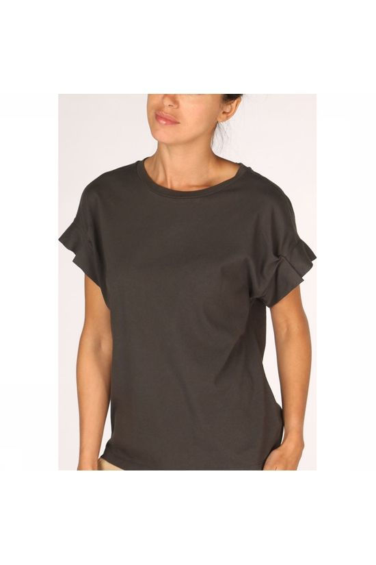Yaya T-Shirt Ss Tee W. Puff Slv Black