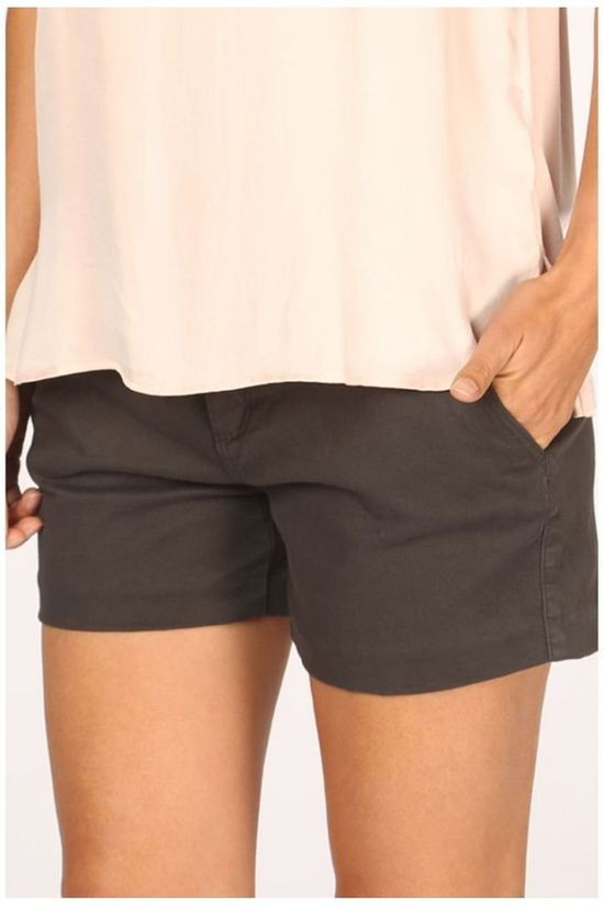 Yaya Short Chino Twill Short Black